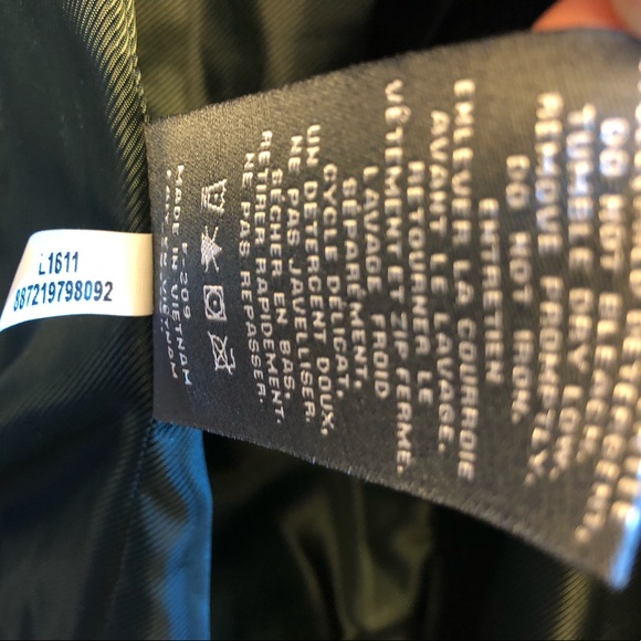 Vince Camuto Quilted Army Green & Brown Jacket Size Small - Picture 7 of 7